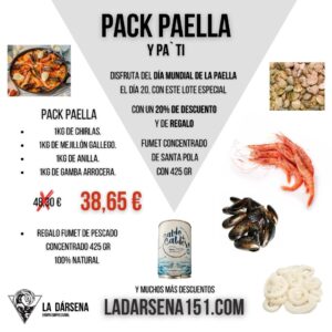 Pack paella