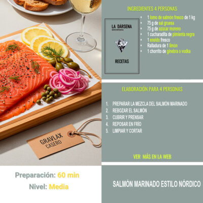 recetas salmón marinado