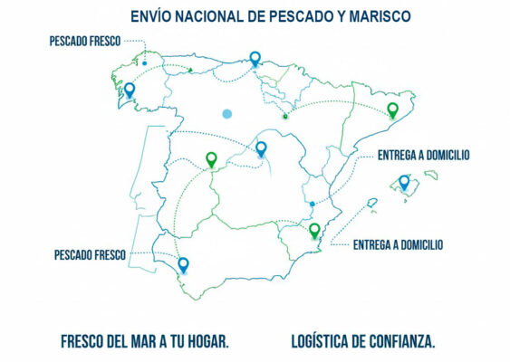Donde enviamos pescado a domicilio