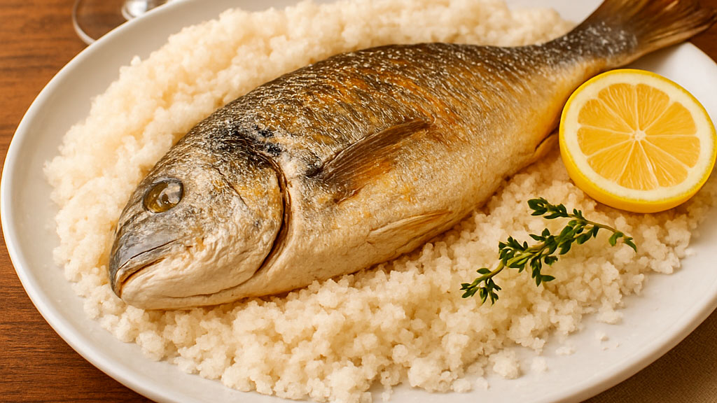 Dorada a la sal