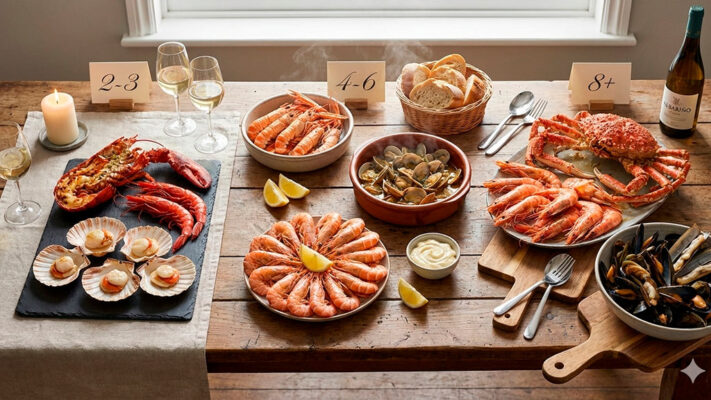 Qué marisco elegir según el número de comensales
