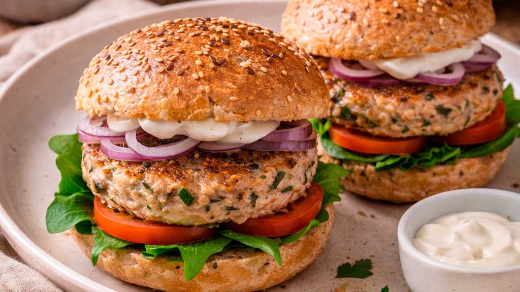 Hamburguesas de atún